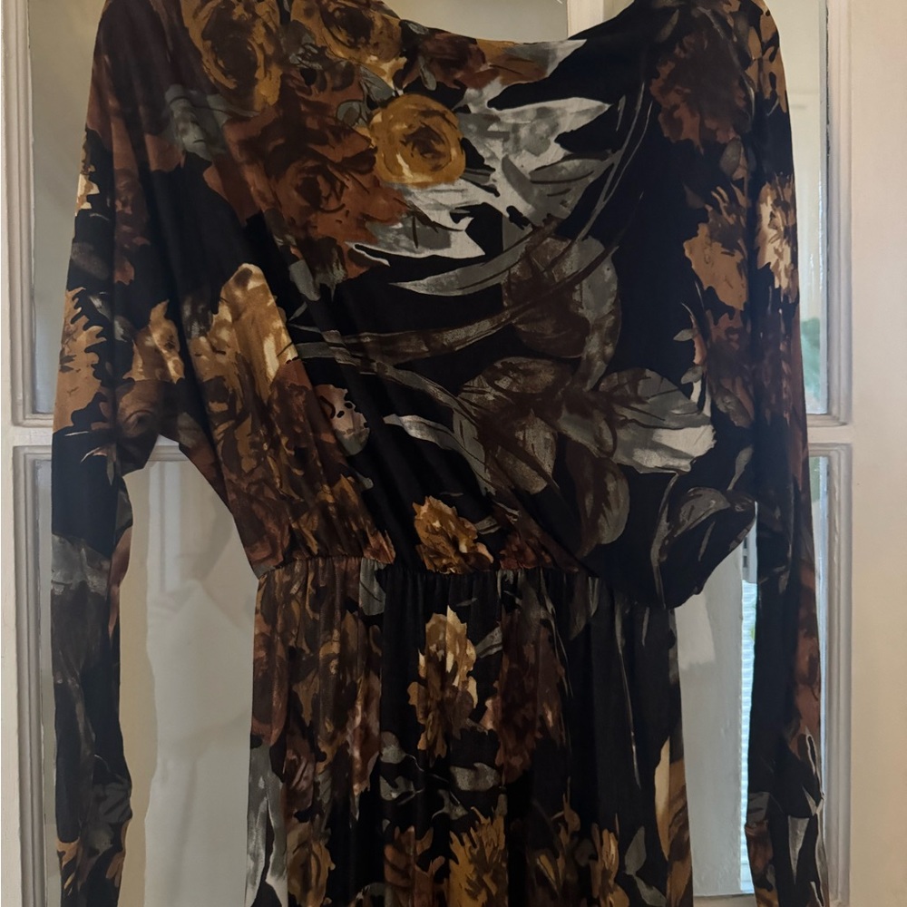 Floral Long Sleeve Dress